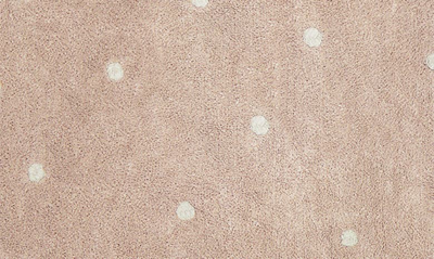 Lorena Canals Kids' Wasahable Round Dot Play Rug In Rose Natural