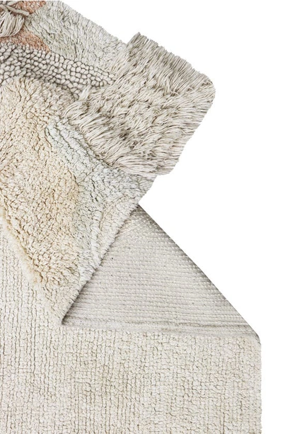 Lorena Canals Washable Play Rug Seabed In Natural Honey Olive Vanilla