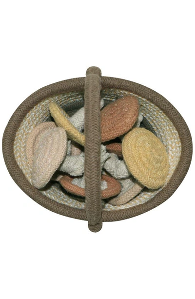 Lorena Canals Washable Play Rug Mushroom Forest In Olive Honey Chestnut Natural