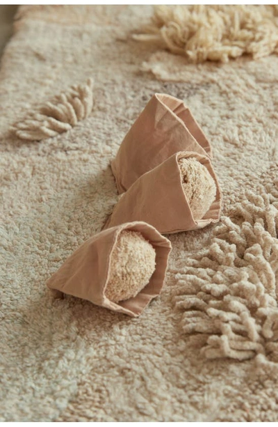 Lorena Canals Washable Play Rug Seabed In Natural Honey Olive Vanilla