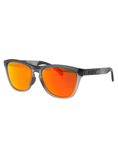 Shop Oakley Sunglasses In 928401 Matte Grey Smoke/grey Ink