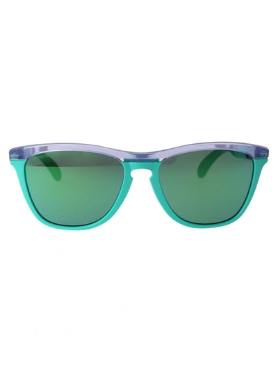 Shop Oakley Sunglasses In 928406 Lilac/celeste