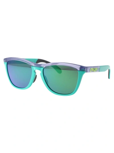 Shop Oakley Sunglasses In 928406 Lilac/celeste