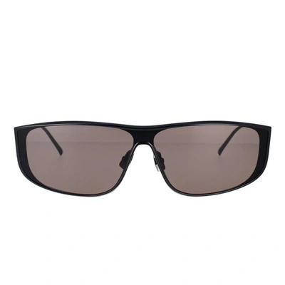 Saint Laurent Eyewear Sl605 Luna Rectangular Frame Sunglasses In Black