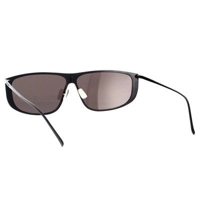 Saint Laurent Eyewear Sl605 Luna Rectangular Frame Sunglasses In Black