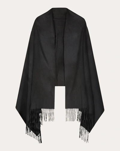 Shop Sofia Cashmere Women's Elegante Cashmere Wrap In Black