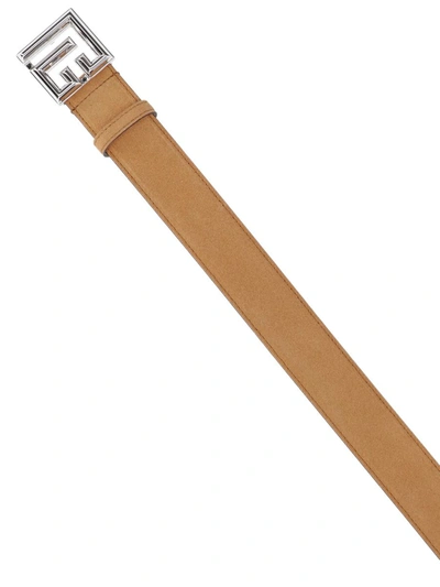 Shop Balmain Belts In Brown