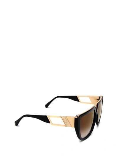 Shop Cazal Sunglasses In Black - Gold