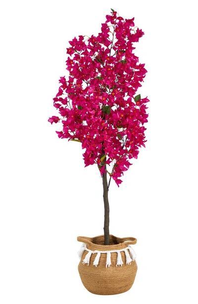 Shop Nearly Natural 5 Ft. Bougainvillea Tree In Pink