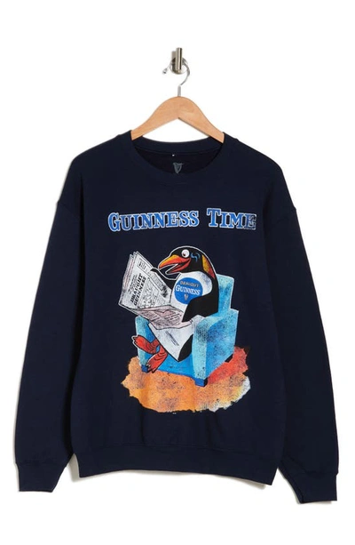 Shop Philcos Guinness Penguin Sweatshirt In Navy