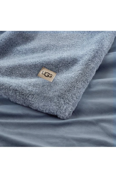 Shop Ugg Matti Faux Fur Throw Blanket In Cyclone