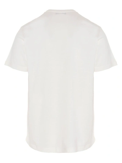 Shop Loro Piana Cotton Silk T-shirt In White