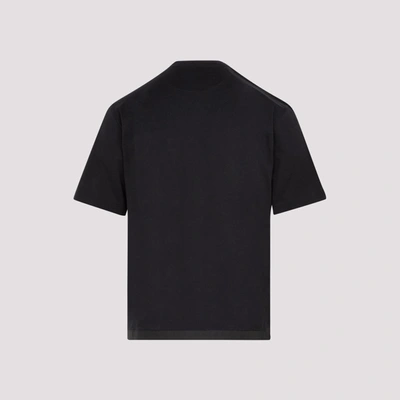 Shop Prada Re-nylon Pocket T-shirt Sweater In Black