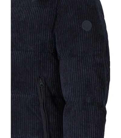 Save The Duck Albus Blue Hooded Padded Jacket In Blue