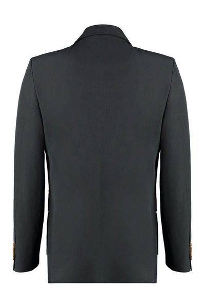 Shop Vivienne Westwood Button-front Cotton Jacket In Black