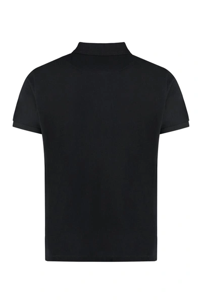 Shop Vivienne Westwood Cotton-piqué Polo Shirt In Black