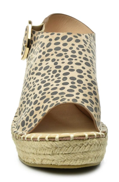 Shop Catherine Catherine Malandrino Cirkly Espadrille Wedge Sandal In Spotted Leopard