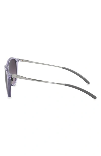 Shop Oakley Sielo 57mm Gradient Round Sunglasses In Grey Gradient