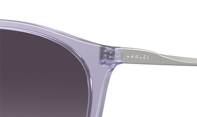 Oakley Sielo 57mm Gradient Round Sunglasses In Grey Gradient