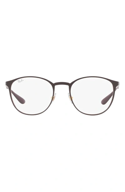 Shop Ray Ban 50mm Optical Glasses In Dark Grey
