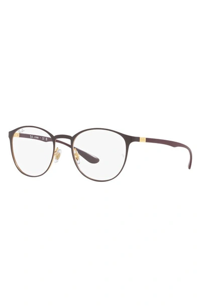 Shop Ray Ban 50mm Optical Glasses In Dark Grey