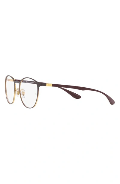 Shop Ray Ban 50mm Optical Glasses In Dark Grey
