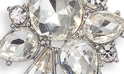 Shop Nordstrom Crystal Cluster Drop Earrings In Clear- Rhodium