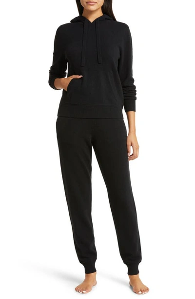 Shop Nordstrom Cashmere Joggers In Black Rock