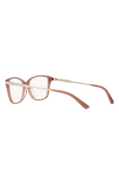 Shop Michael Kors Georgetown 54mm Round Optical Glasses In Pink