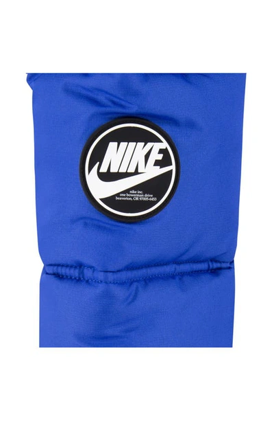 Shop Nike Kids' Colorblock Puffer Jacket In Game Royal