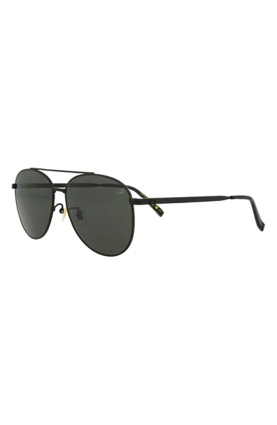 Shop Dunhill Core 59mm Aviator Sunglasses In Black Grey