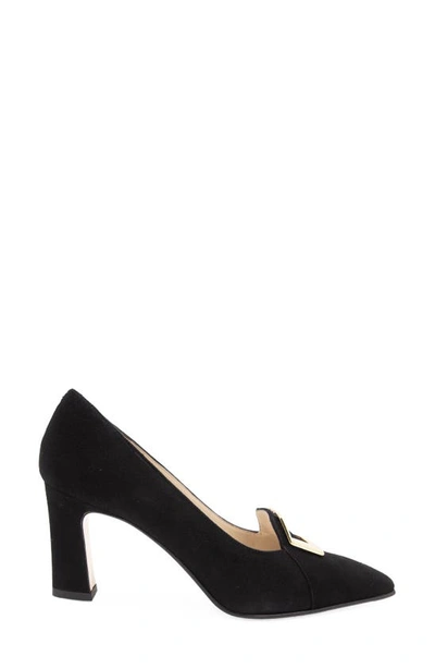Shop Amalfi By Rangoni Istrice Pointed Toe Pump In Black Cashmere