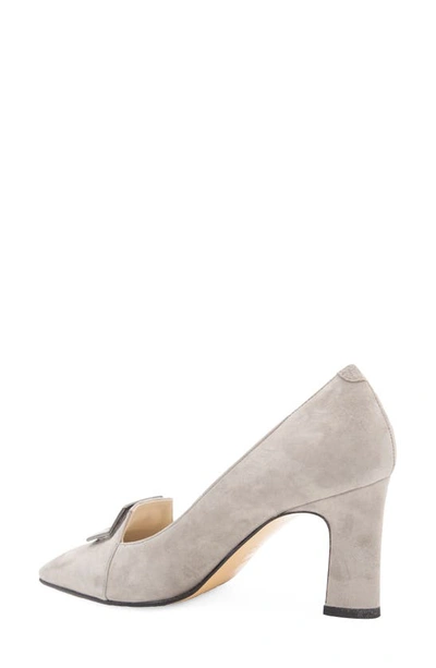 Shop Amalfi By Rangoni Istrice Pointed Toe Pump In Light Grey Cashmere