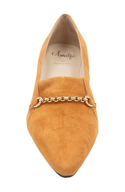 Shop Amalfi By Rangoni Panda Pointed Toe Pump In Whiskey Cashmere