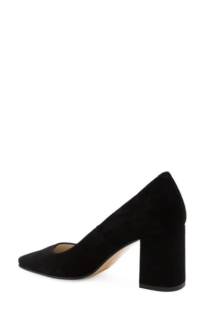 Shop Amalfi By Rangoni Falco Block Heel Pump In Black Cashmere