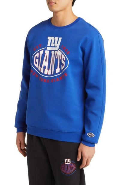 Shop Hugo Boss Boss X Nfl Crewneck Sweatshirt In New York Giants Dark Blue