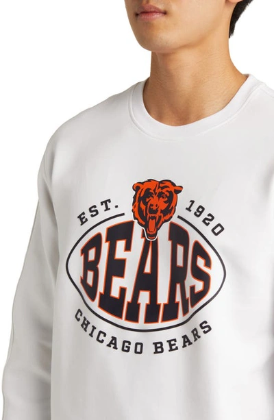 Shop Hugo Boss X Nfl Crewneck Sweatshirt In Chicago Bears White