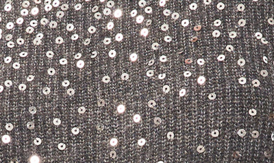 Vince Camuto Sequin Crewneck Sweater In Med Hthr Grey