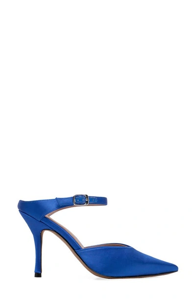 Shop Linea Paolo Yvonne Pointed Toe Mule In Royal Blue