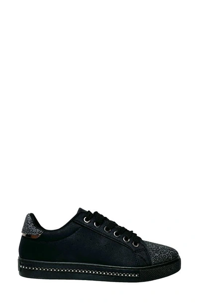 Lady Couture Beyond Embellished Glitter Sneaker In Black