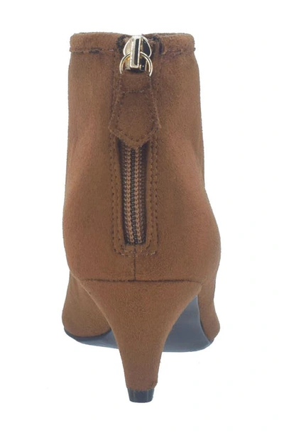 Shop Impo Elicia Chain Ankle Bootie In Toffee/ Gold