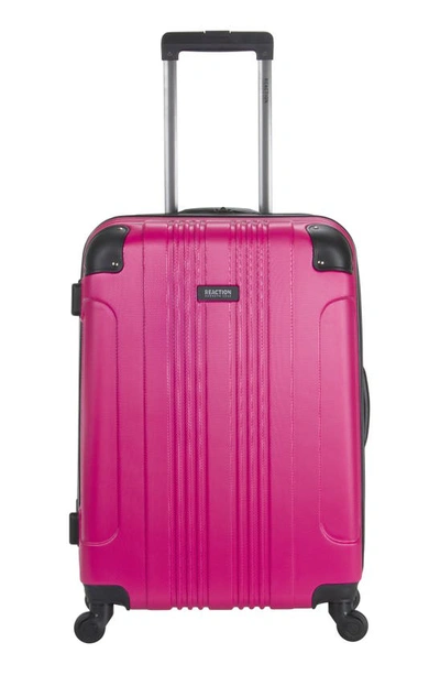 Shop Kenneth Cole Out Of Bounds 24" Hardside Luggage In Magenta