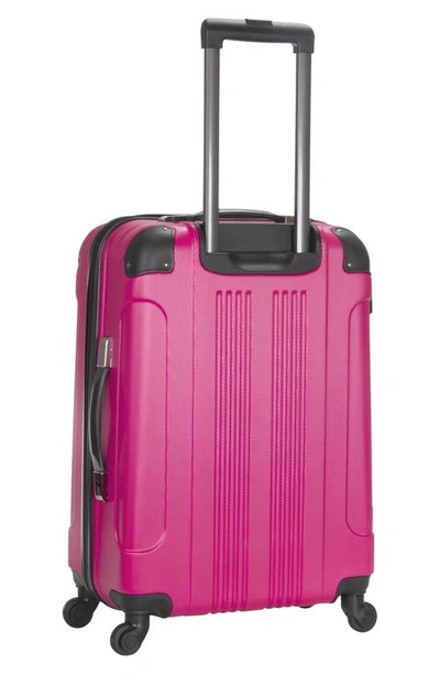 Shop Kenneth Cole Out Of Bounds 24" Hardside Luggage In Magenta