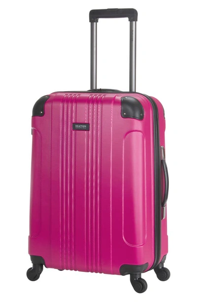 Shop Kenneth Cole Out Of Bounds 24" Hardside Luggage In Magenta