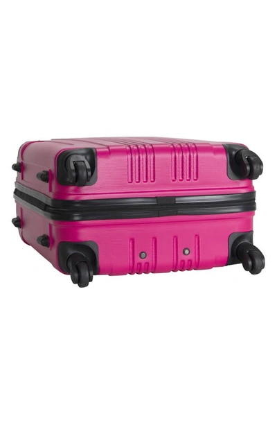 Shop Kenneth Cole Out Of Bounds 24" Hardside Luggage In Magenta