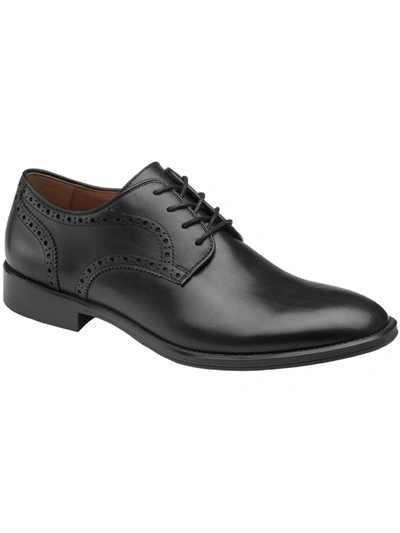 Shop Johnston & Murphy Henrick Mens Leather Lace-up Oxfords In Multi