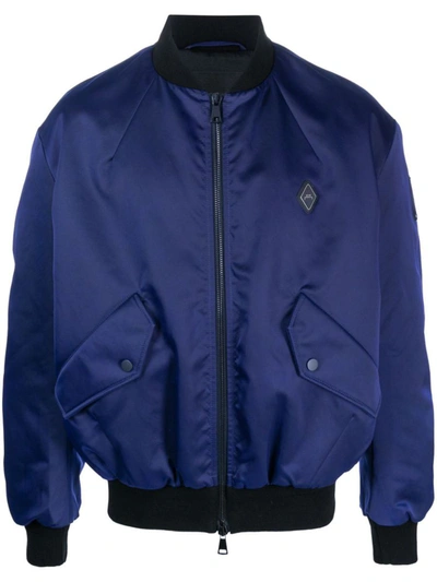 Shop A-cold-wall* Overdye Bomber In Blue
