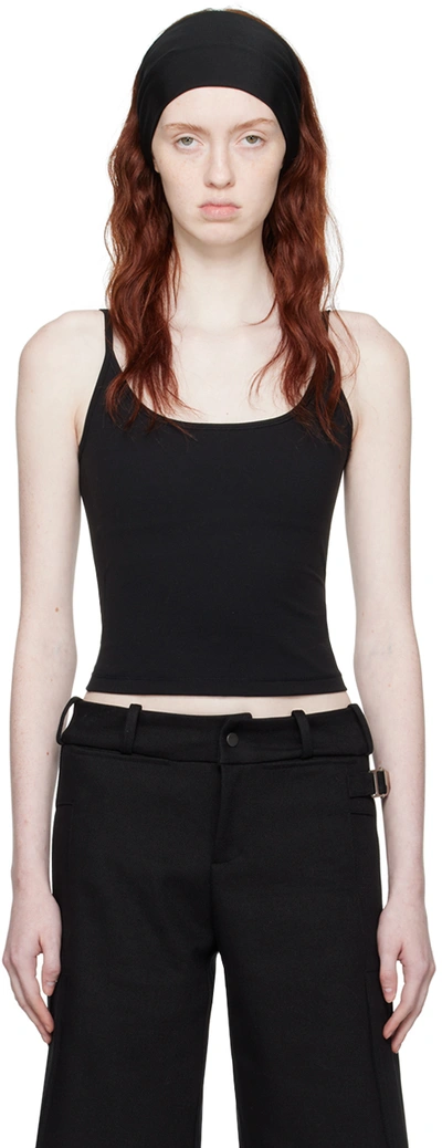 Shop Fax Copy Express Black Deep U-cut Tank Top