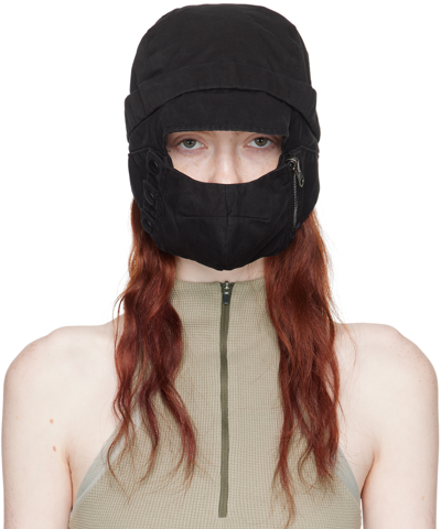 Shop Hyein Seo Black Mask Flap Hat