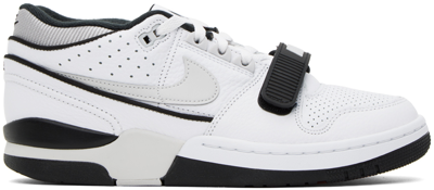 Shop Nike White & Gray Air Alpha Force 88 Sneakers In White/neutral Grey-b